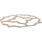 Ekena Millwork 33W x 33H x 38T Small Laird Decorative Fretwork Wood Ceiling Panels, Hickory CELW33X33X0375LRDHI - alternate 2